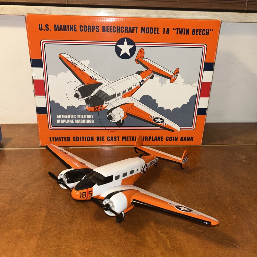 LIBERTY SPEC-CAST U.S. MARINE CORPS MILITARY BEECHCRAFT MODEL 18 TWIN BEECH CO